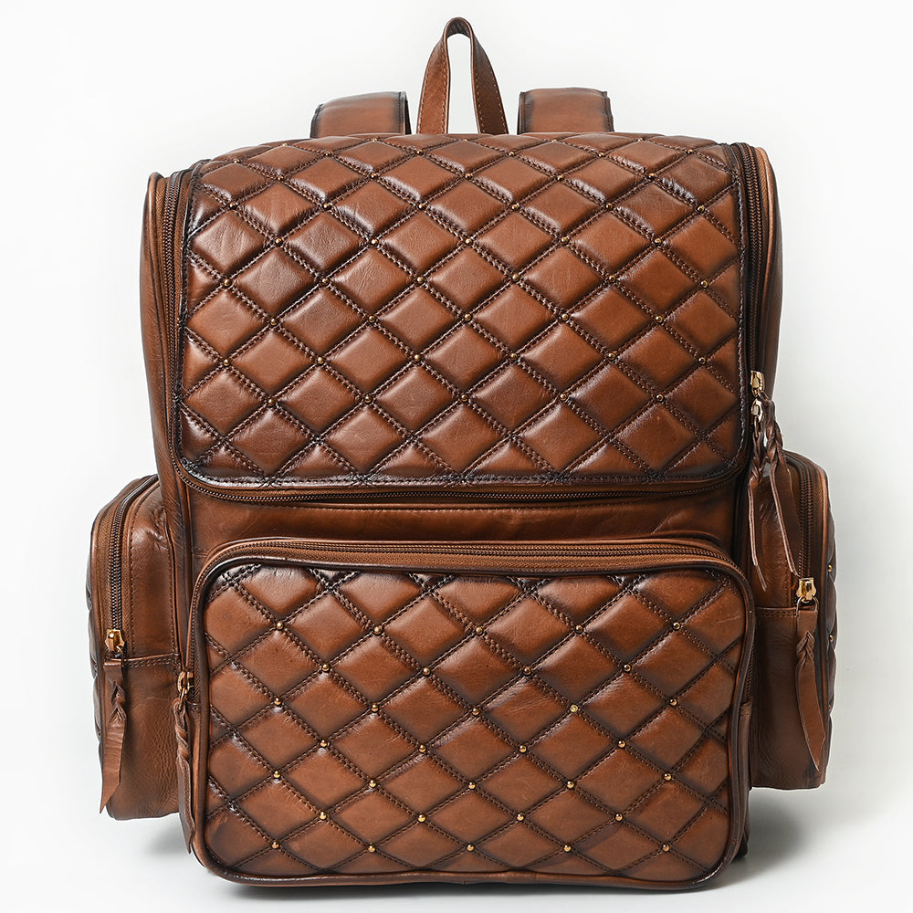 American Darling Backpack Bag Beautifully Quilted Genuine Leather women bag