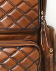 American Darling Backpack Bag Beautifully Quilted Genuine Leather women bag