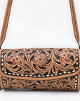 American Darling Organiser Bag Beautifully Hand Tooled Leather women