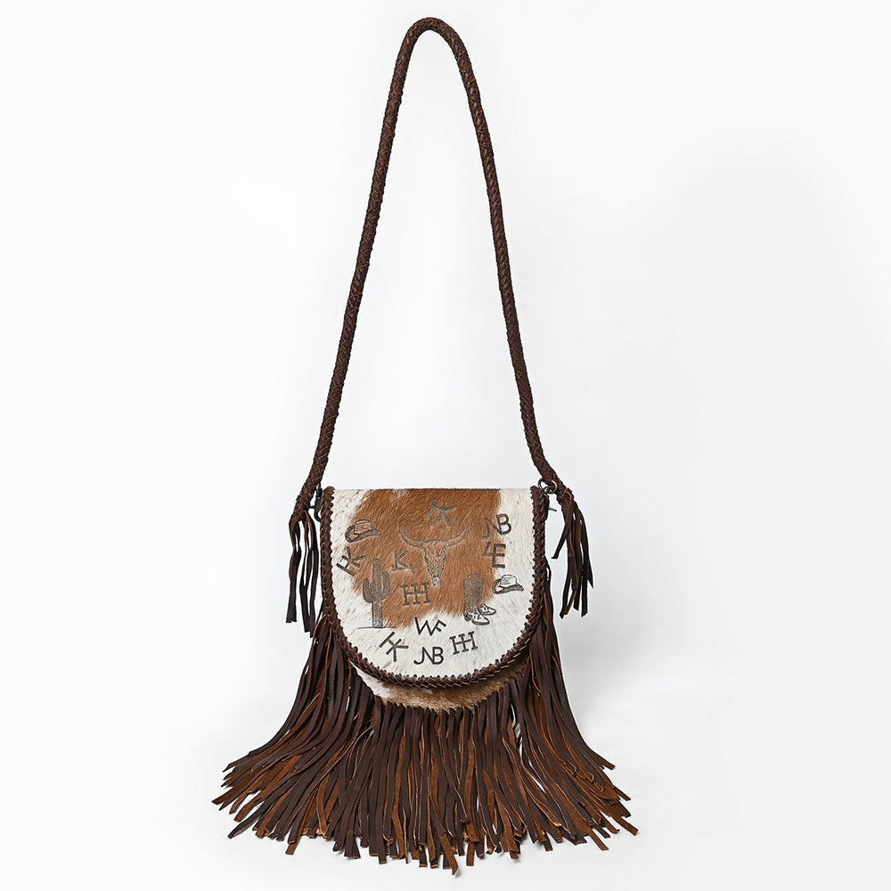 American Darling Crossbody Hair-On Genuine Leather Women Bag Western Handbag Purse