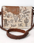 American Darling Crossbody Hair-On Genuine Leather Women Bag Western Handbag Purse