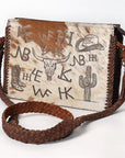 American Darling Crossbody Hair-On Genuine Leather Women Bag Western Handbag Purse