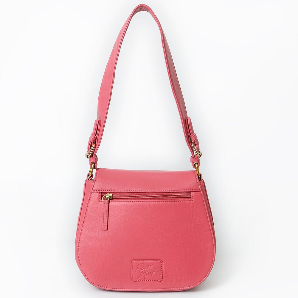 Never Mind Crossbody Handmade Genuine Cowhide Leather Women Bag Western Handbag Purse
