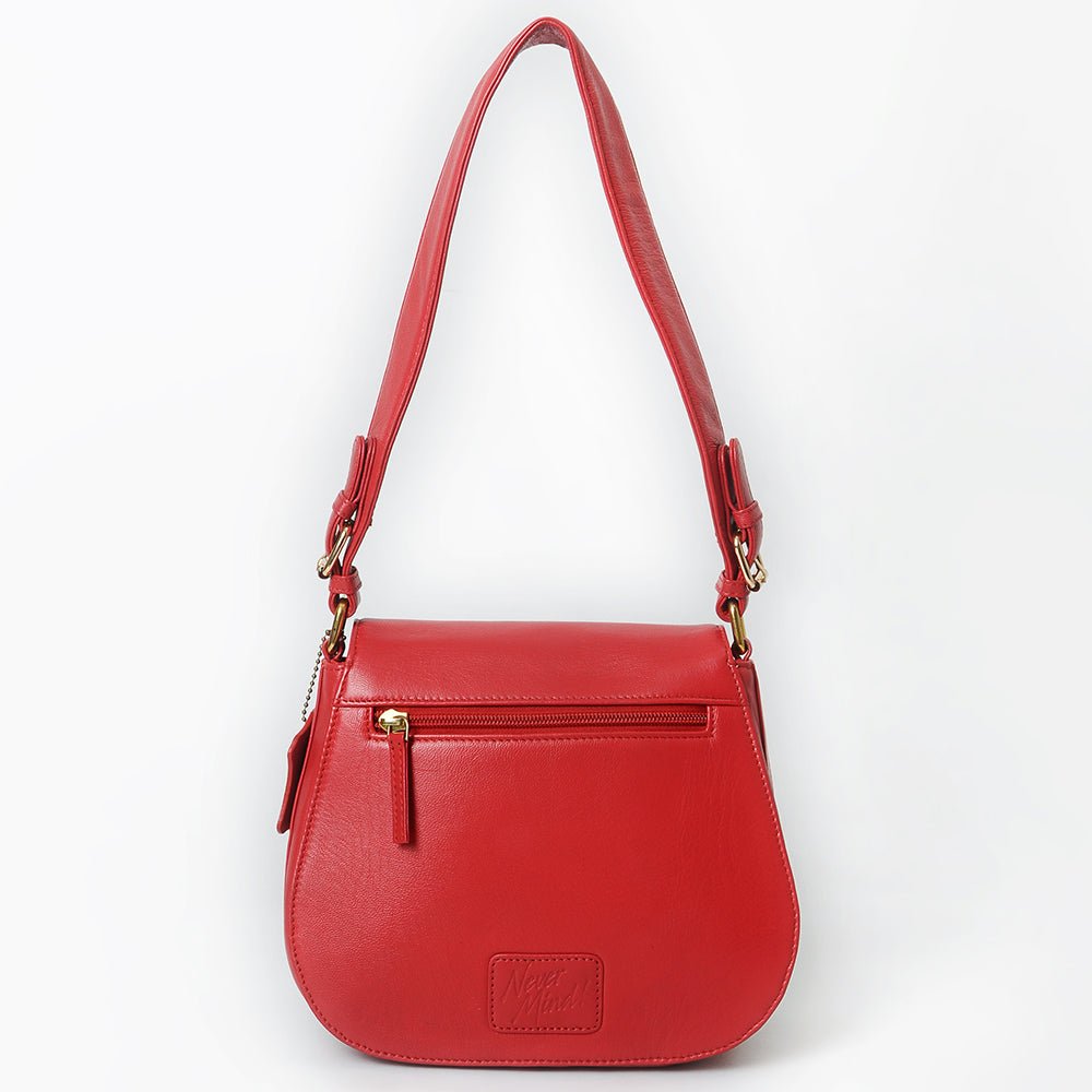 Never Mind Crossbody Handmade Genuine Cowhide Leather Women Bag Western Handbag Purse
