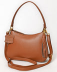 Never Mind Western Cross Body Genuine Leather Handbag Purse Wallet Bag For Women Girls