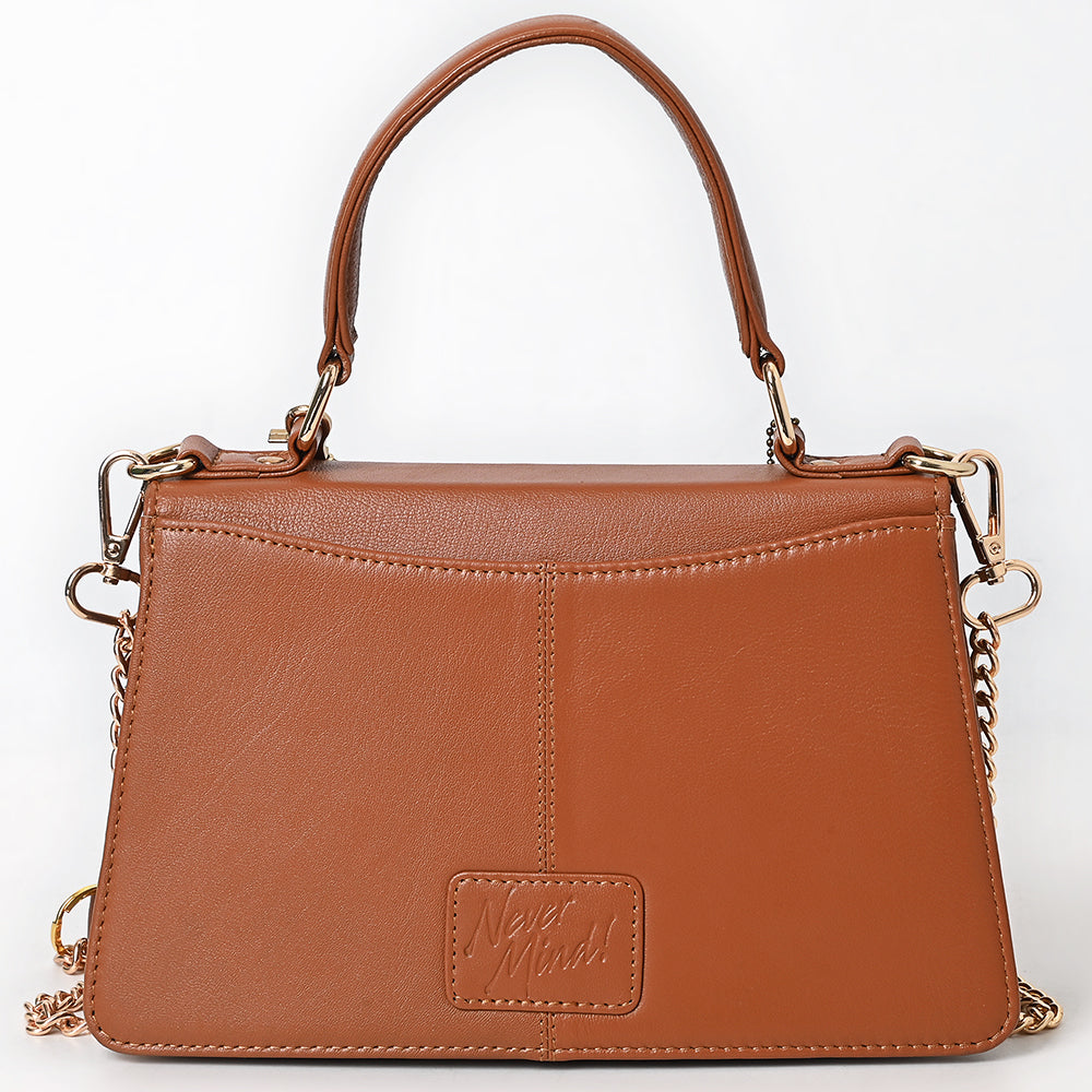 Never Mind Crossbody Fringes Genuine Leather Women Bag Western Handbag Purse
