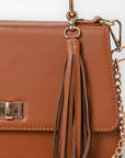 Never Mind Crossbody Fringes Genuine Leather Women Bag Western Handbag Purse