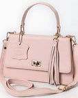 Never Mind Crossbody Fringes Genuine Leather Women Bag Western Handbag Purse