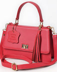 Never Mind Crossbody Fringes Genuine Leather Women Bag Western Handbag Purse