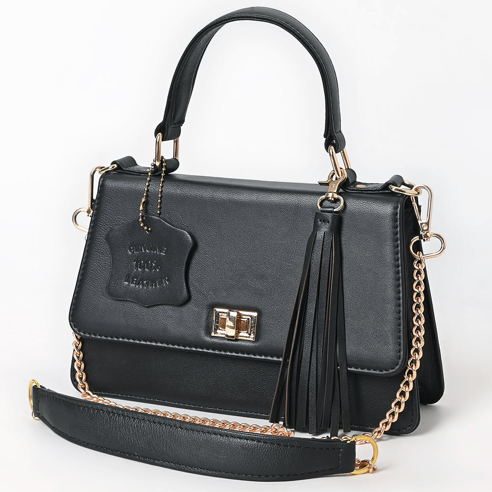 Never Mind Crossbody Fringes Genuine Leather Women Bag Western Handbag Purse