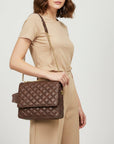 Genuine Leather Quilted Crossbody Bag For Women With Adjustable Chain Strap Everyday