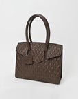 Never Mind Quilted Leather Tote Bag with Dual Handles