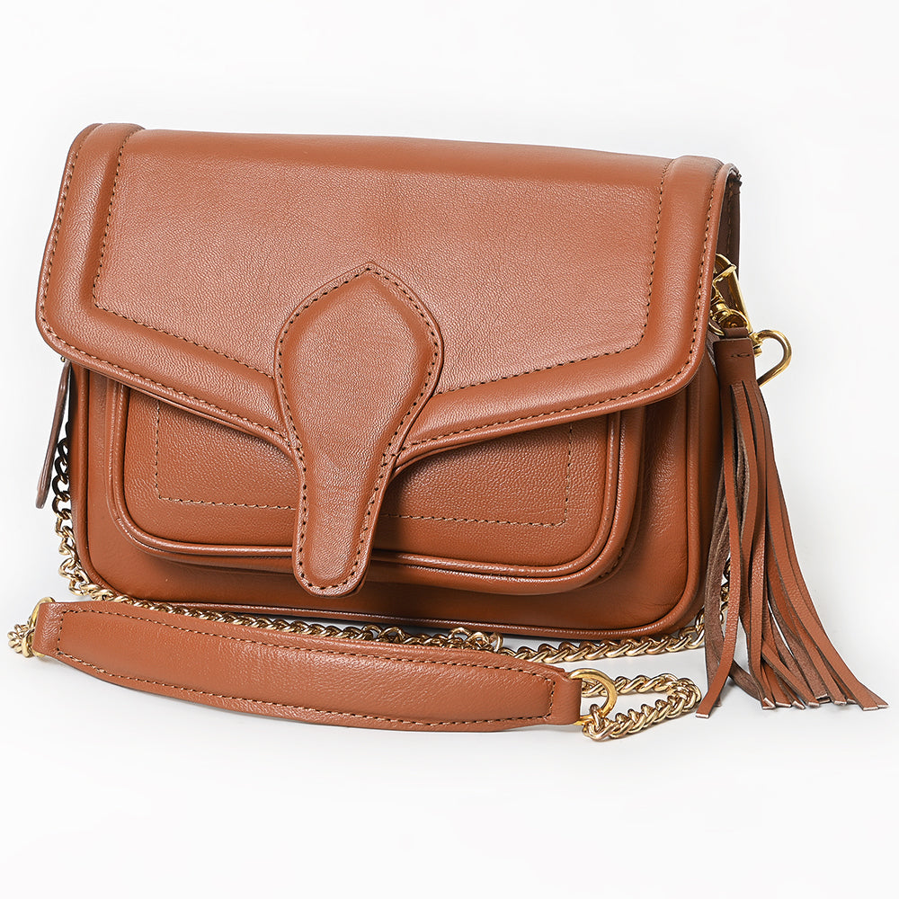 Never Mind Crossbody Genuine Leather Women Bag Western Handbag Purse
