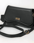Never Mind Western Cross Body Genuine Leather Handbag Purse Wallet Bag For Women Girls