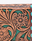 American Darling Wallet Beautifully Hand Tooled Genuine Leather women hand purse