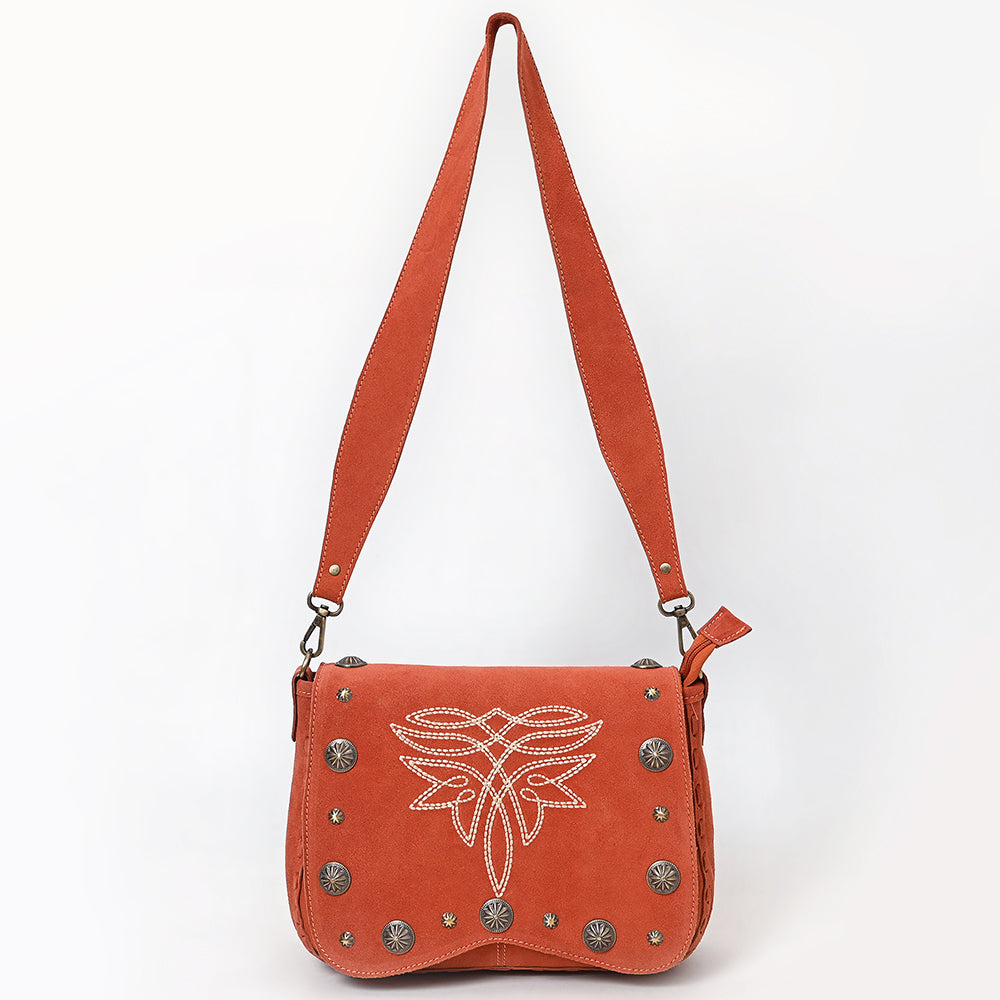 American Darling Crossbody Suede Genuine Leather Women Bag Western Handbag Purse