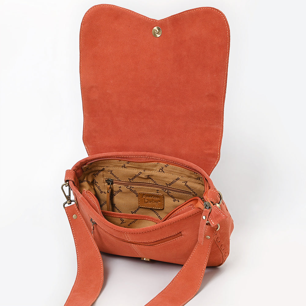 American Darling Crossbody Suede Genuine Leather Women Bag Western Handbag Purse