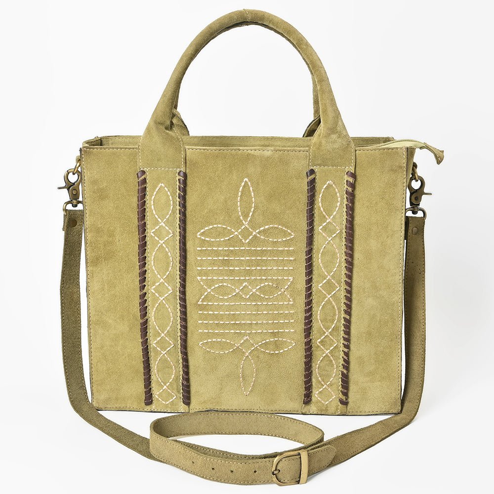 American Darling Tote Genuine Suede Leather women bag western handbag