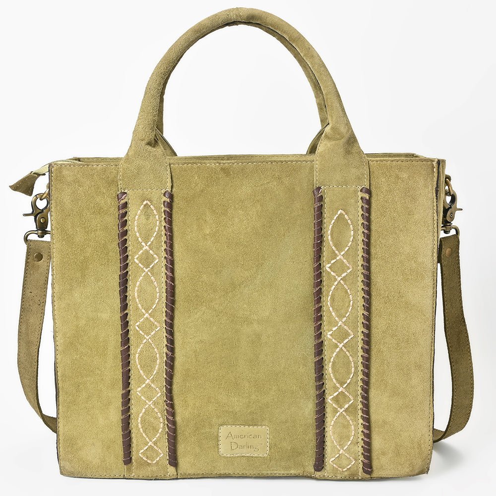 American Darling Tote Genuine Suede Leather women bag western handbag