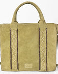 American Darling Tote Genuine Suede Leather women bag western handbag
