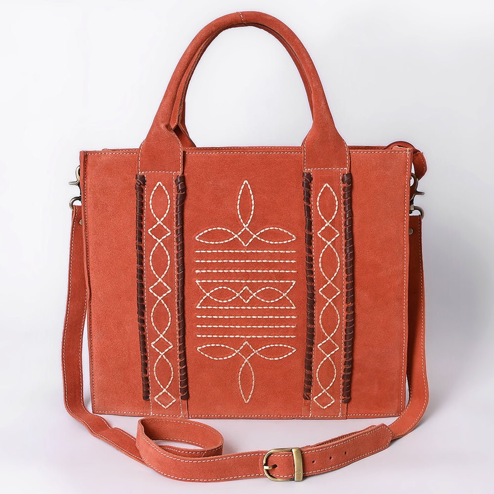 American Darling Tote Genuine Suede Leather women bag western handbag
