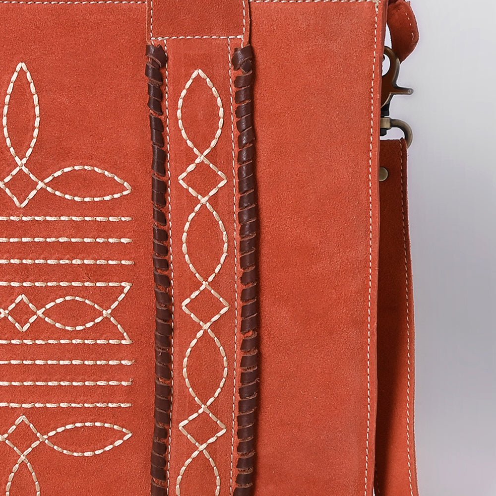 American Darling Tote Genuine Suede Leather women bag western handbag