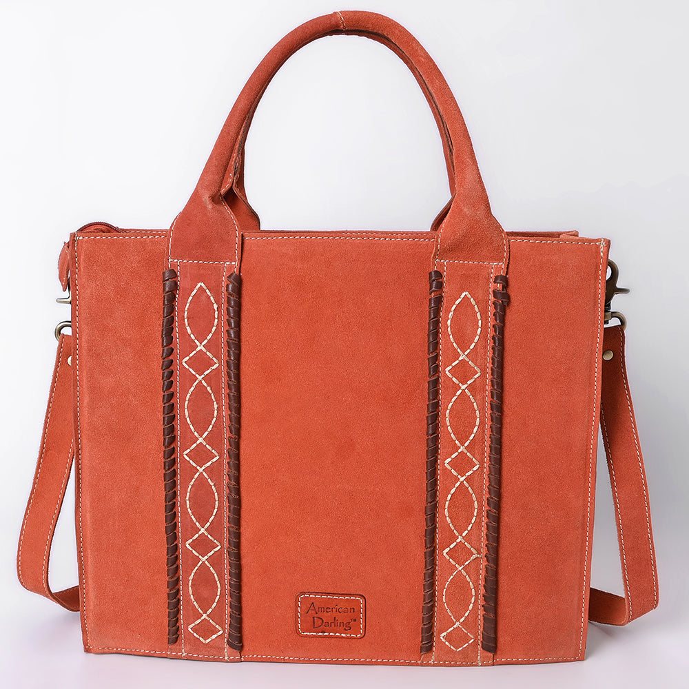 American Darling Tote Genuine Suede Leather women bag western handbag purse