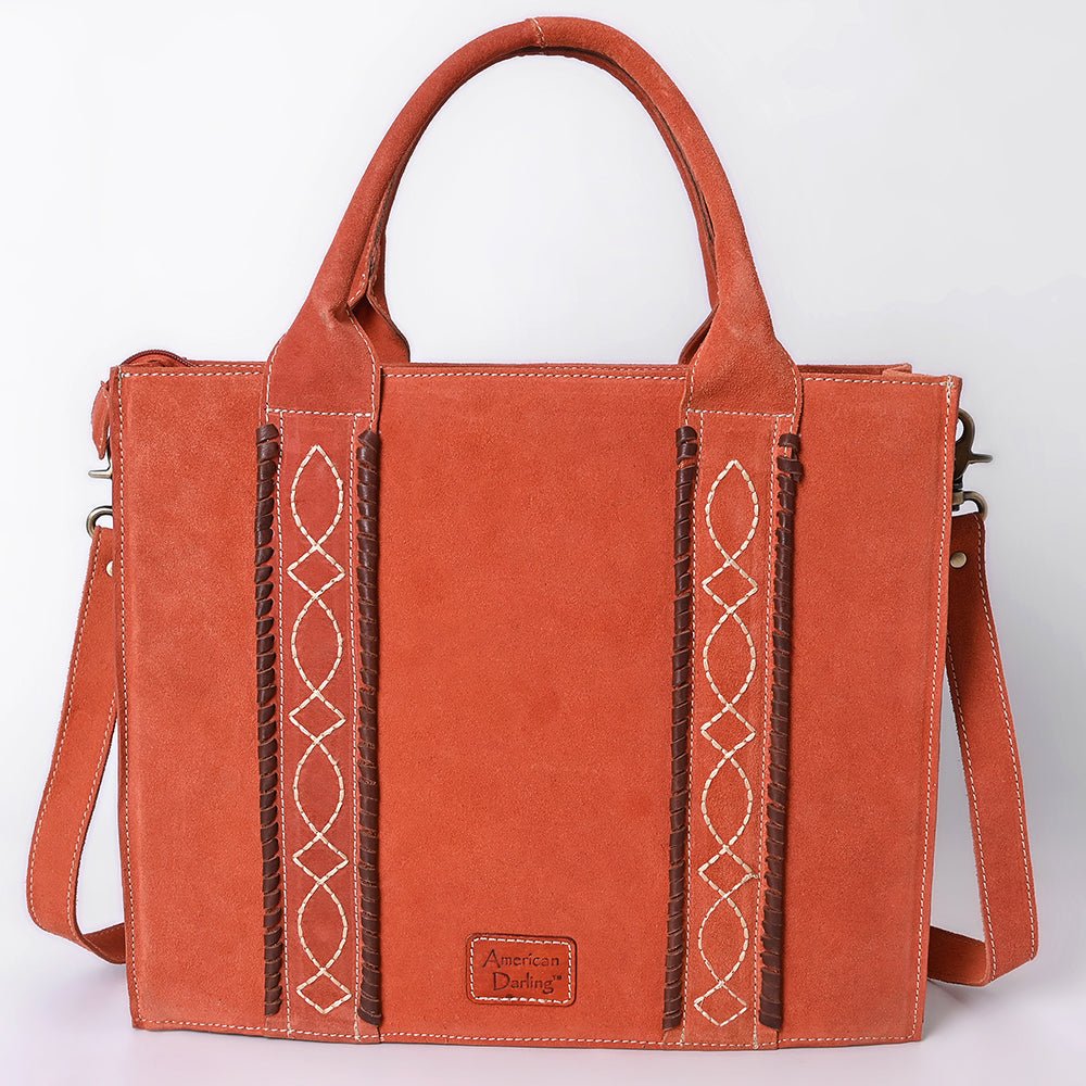 American Darling Tote Genuine Suede Leather women bag western handbag