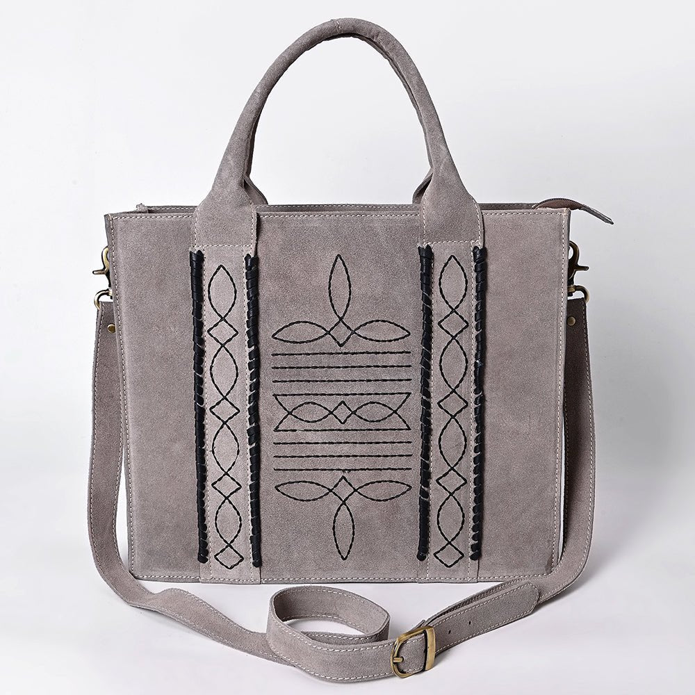 American Darling Tote Genuine Suede Leather women bag western handbag