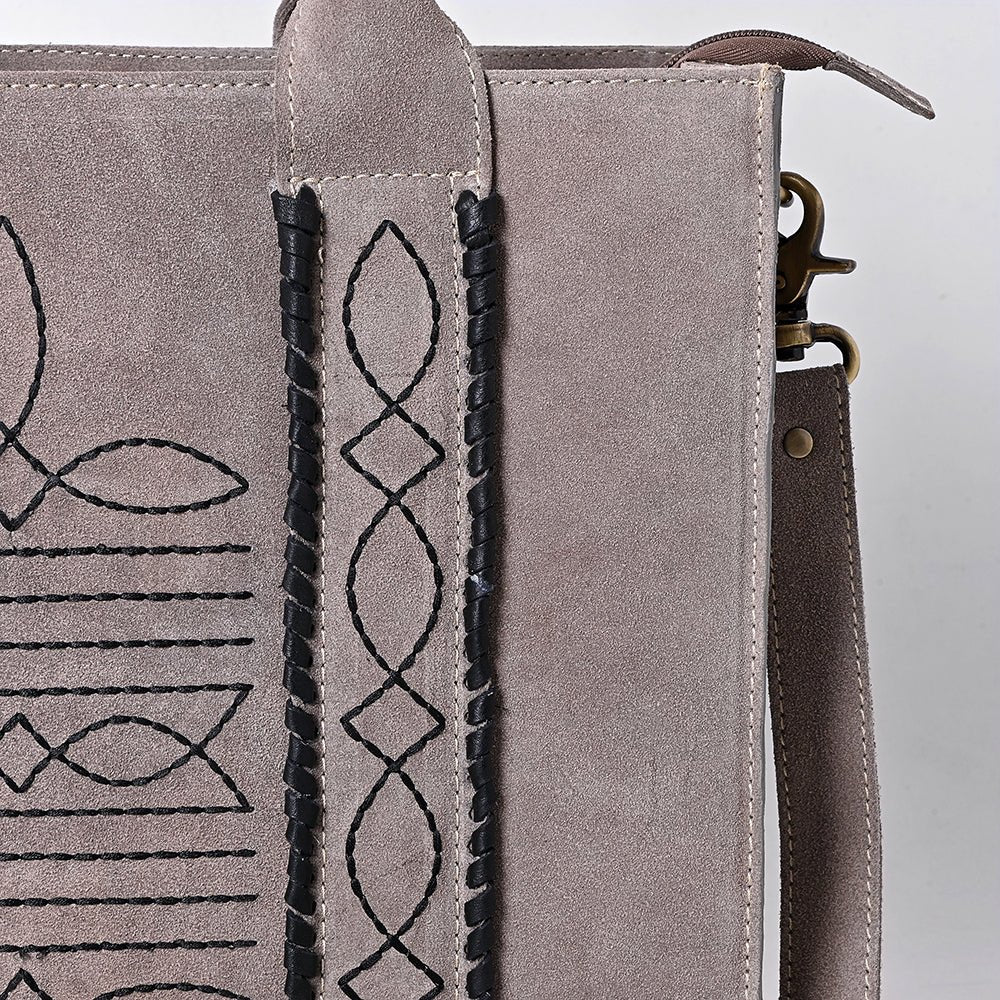 American Darling Tote Genuine Suede Leather women bag western handbag