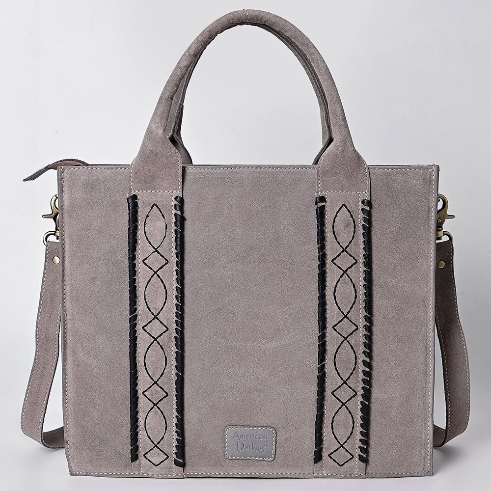 American Darling Tote Genuine Suede Leather women bag western handbag