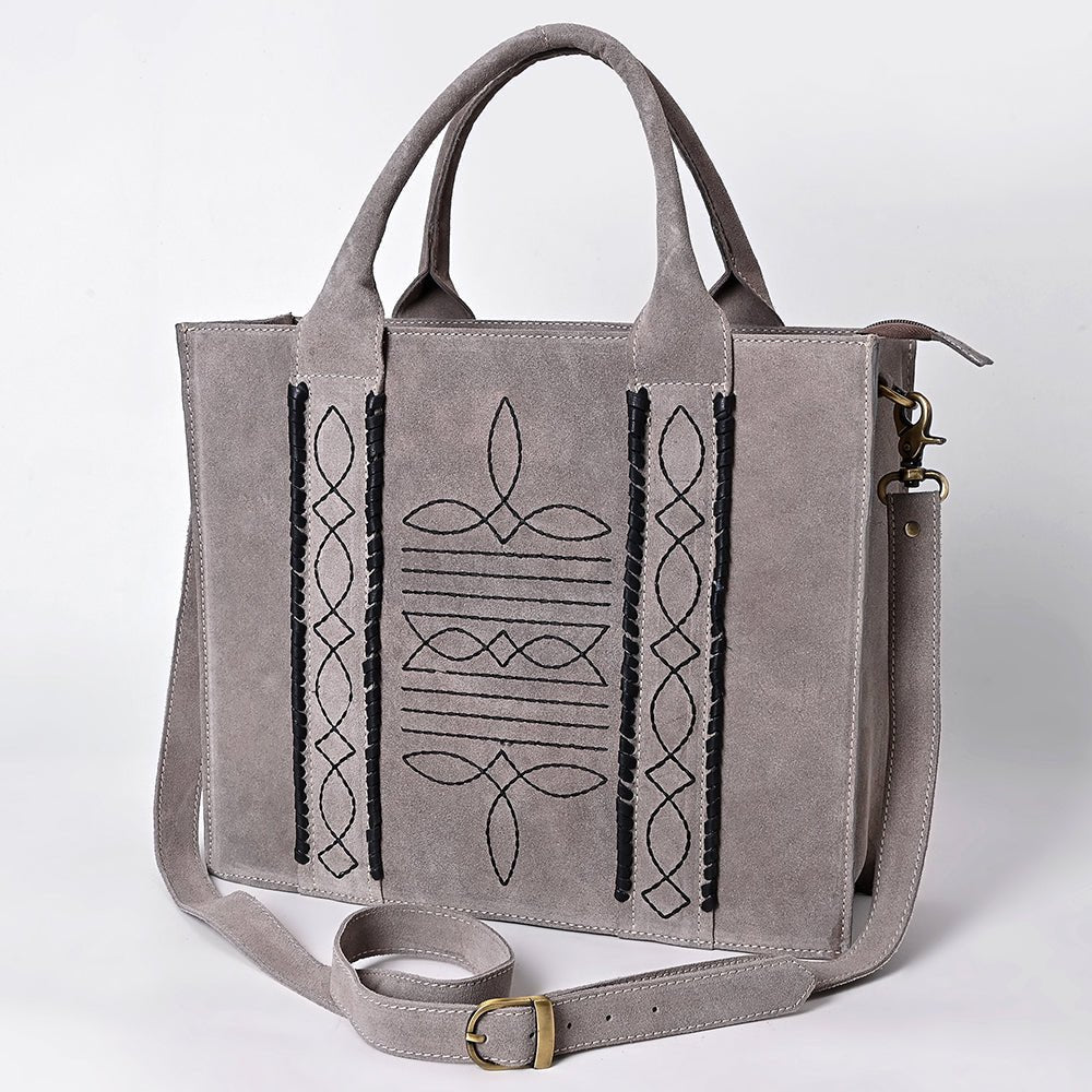 American Darling Tote Genuine Suede Leather women bag western handbag