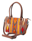 American Darling Tote Saddle Blanket Genuine Leather women bag western handbag purse