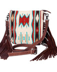 American Darling Cross Body Saddle Blanket Genuine Leather women bag western handbag purse