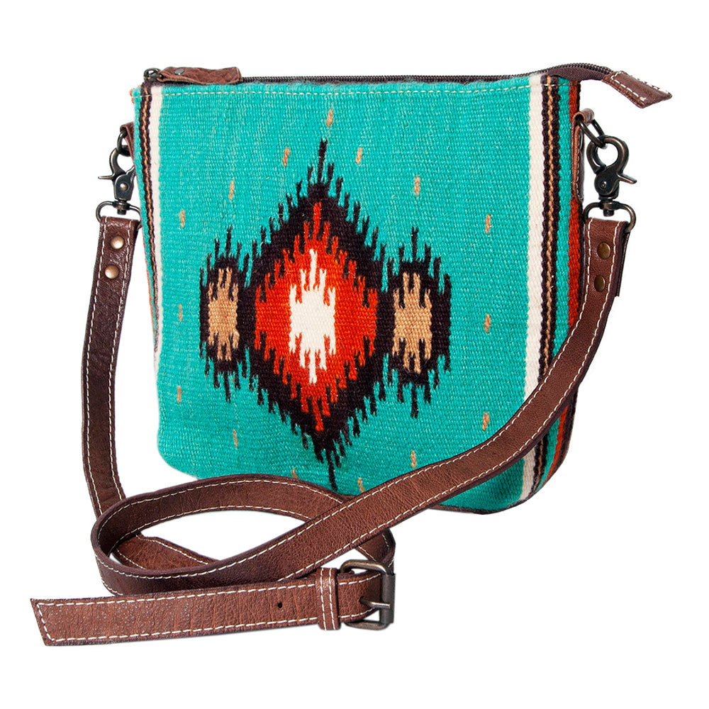 American Darling ADBG1009A Cross Body Saddle Blanket Genuine Leather women bag western handbag purse