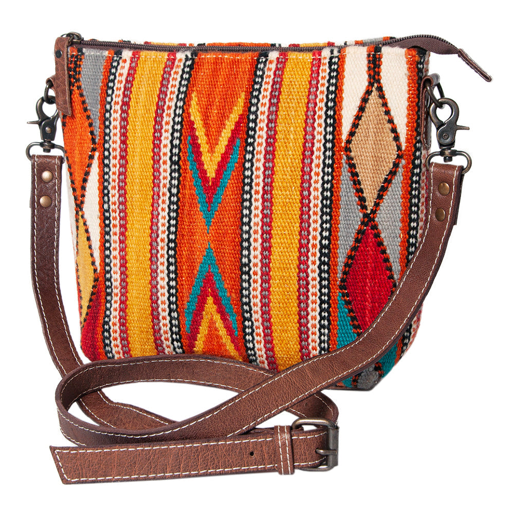 American Darling ADBG1009A Cross Body Saddle Blanket Genuine Leather women bag western handbag purse