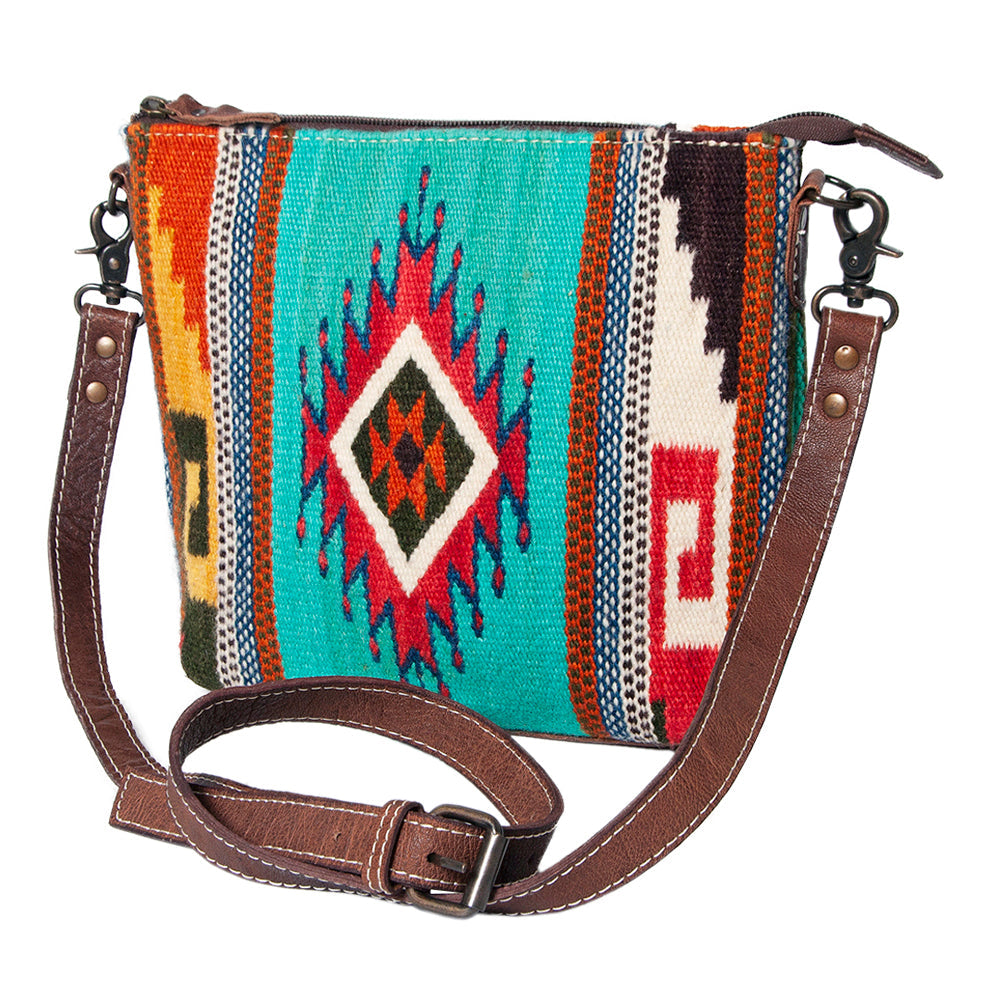American Darling ADBG1009A Cross Body Saddle Blanket Genuine Leather women bag western handbag purse