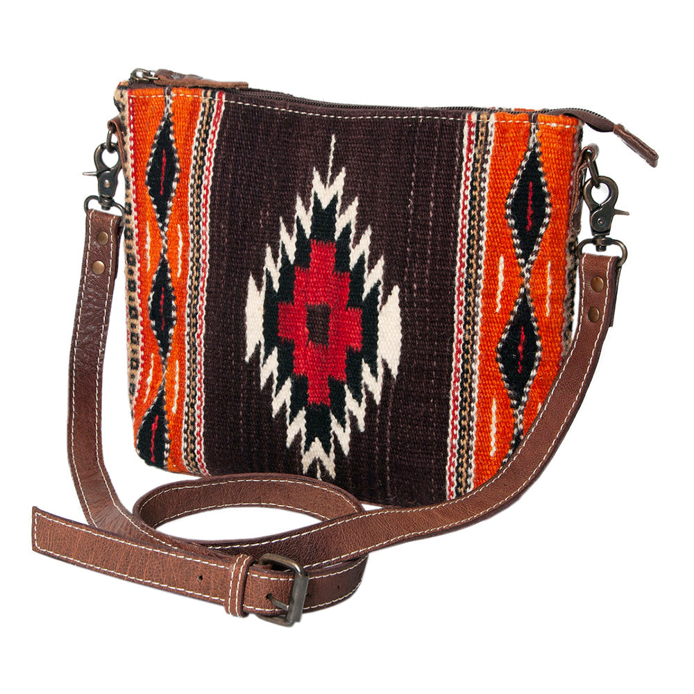 American Darling ADBG1009A Cross Body Saddle Blanket Genuine Leather women bag western handbag purse