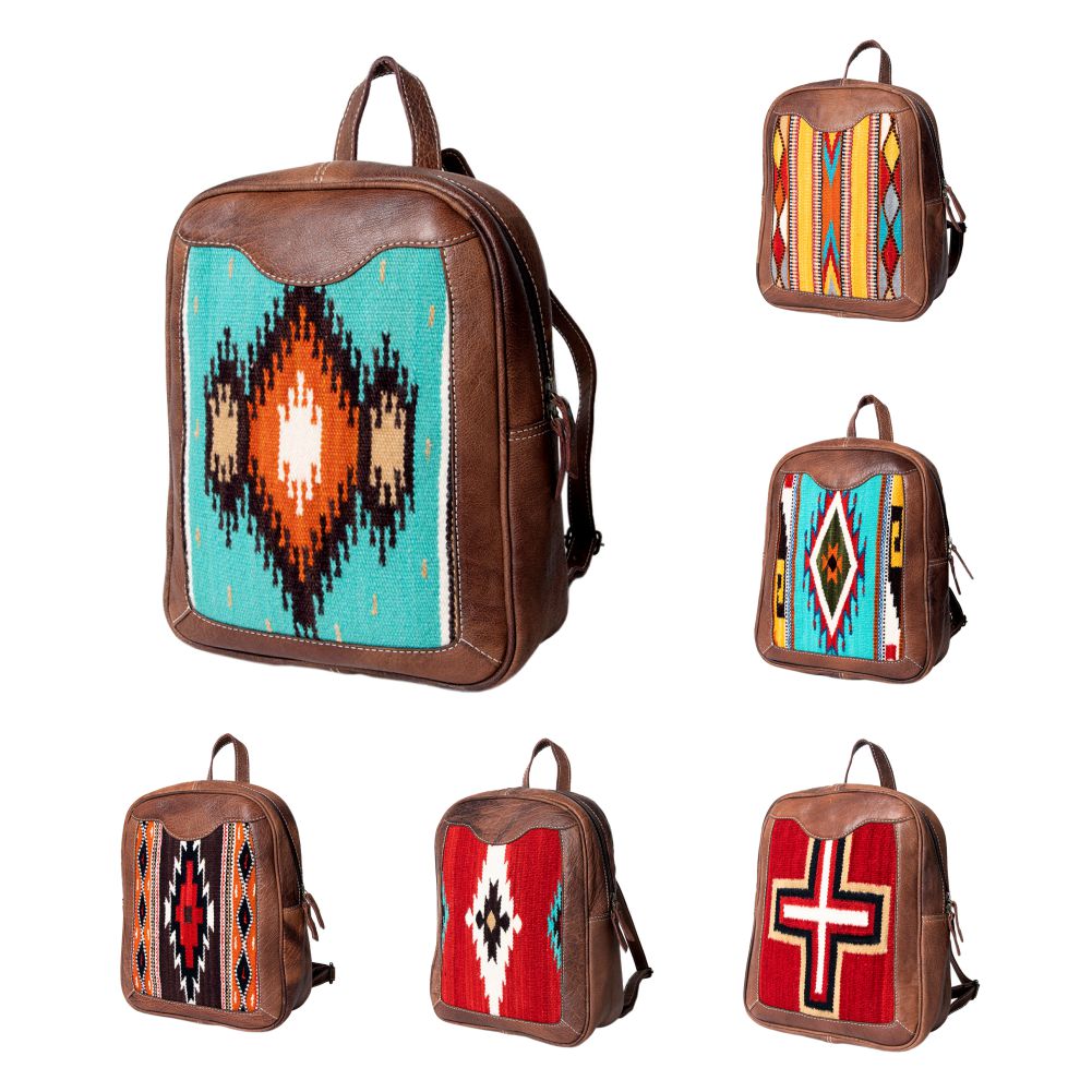 American Darling Backpack Saddle Blanket Genuine Leather women bag western handbag purse