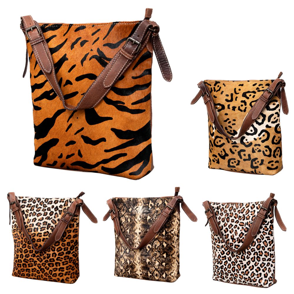 American Darling ADBG1018A Hobo Hair-On Genuine Leather women bag western handbag purse