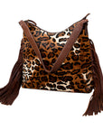 American Darling ADBG1020A Hobo Hair-On Genuine Leather women bag western handbag purse