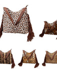 American Darling ADBG1020A Hobo Hair-On Genuine Leather women bag western handbag purse