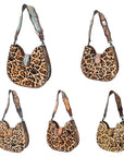 American Darling Hobo Hand Tooled Hair-On Genuine Leather women bag western handbag purse