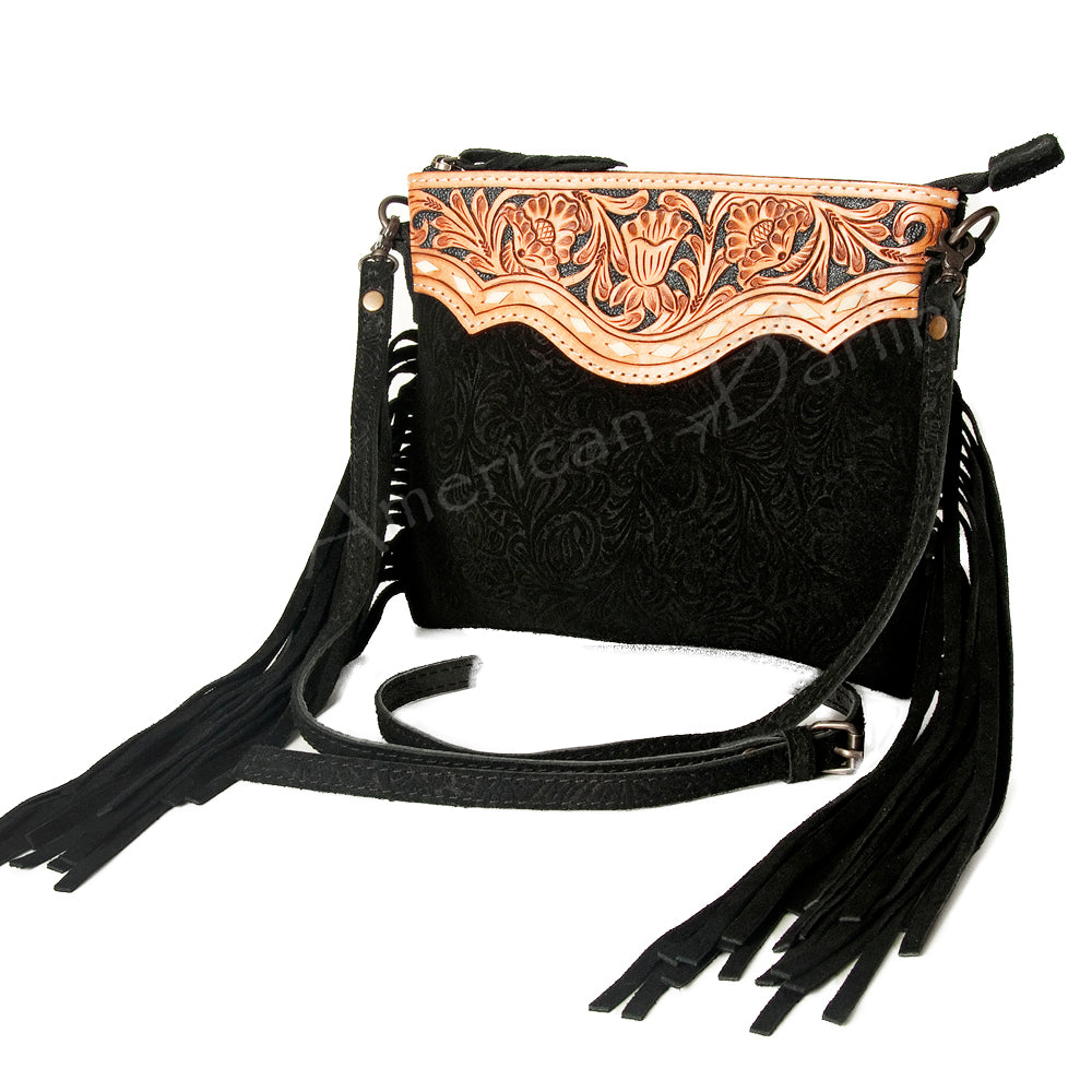 American Darling Small Crossbody Genuine Leather women bag western handbag purse