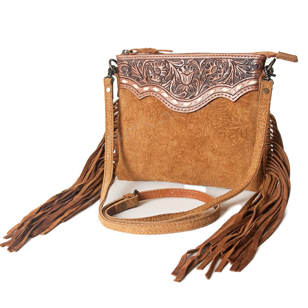 American Darling Small Crossbody Genuine Leather women bag western handbag purse