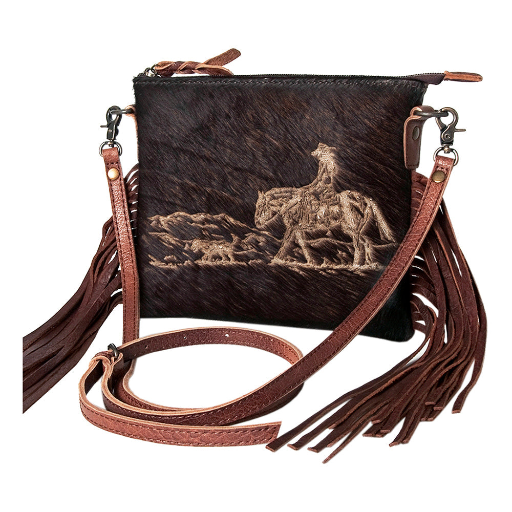 American Darling Small Crossbody Genuine Leather women bag western handbag purse