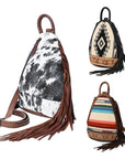 American Darling Sling Hair-On Genuine Leather women bag western handbag purse
