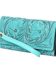 American Darling Clutch Hand Tooled Genuine Leather women bag western handbag purse