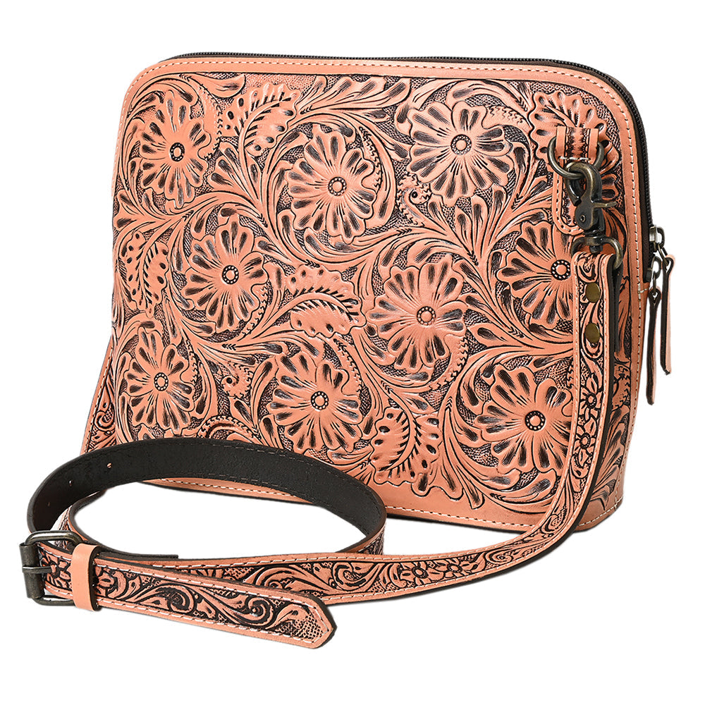 American Darling Cross Body Hand Tooled Genuine Leather women bag western handbag purse