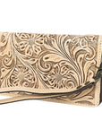 American Darling Clutch Hand Tooled Genuine Leather women bag western handbag purse